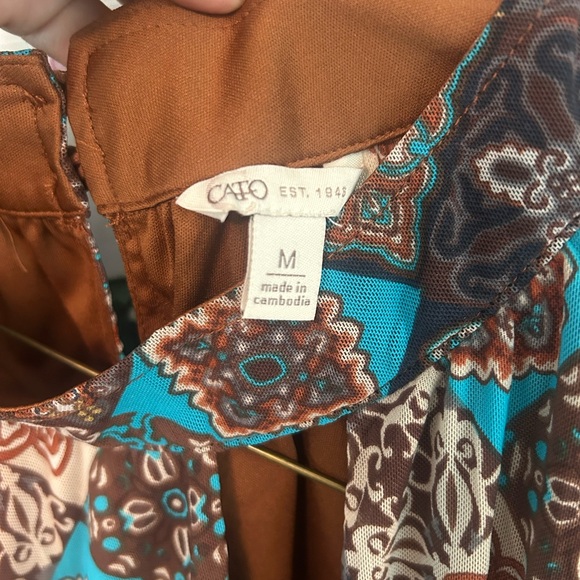 Cato Multicolor Patterned Blouse - Picture 2 of 3